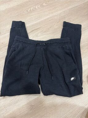 Nike Kids Black Jogger Sweatpants with Drawstring